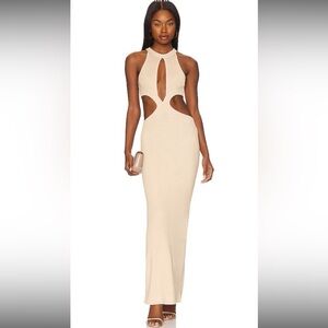 Revolve Auteur Bridget dress in gold size S